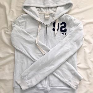 Abercrombie hoodie pretty light blue